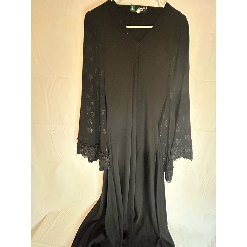Palestine Custom Indian Women's Dress Size 2 Black Embellished